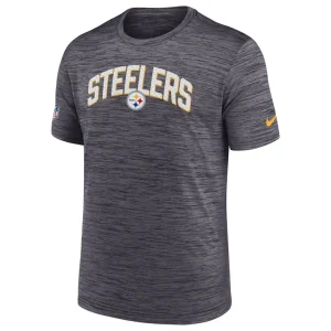 Pittsburgh steelers nike sideline velocity athletic stack performance t shirt Black M