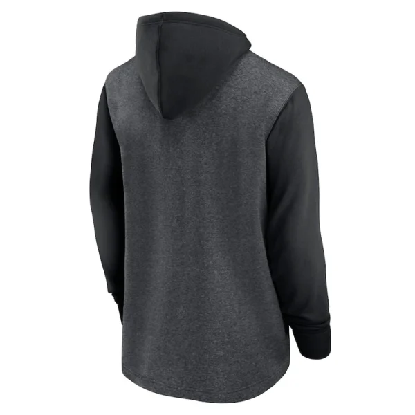 Pittsburgh steelers nike surrey legacy pullover hoodie Heathered charcoalblack L