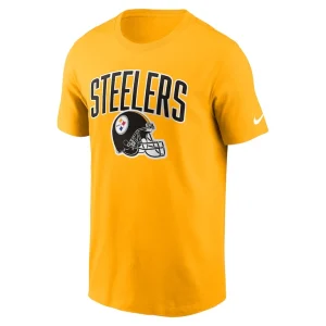 Pittsburgh steelers nike team athletic t shirt Gold M