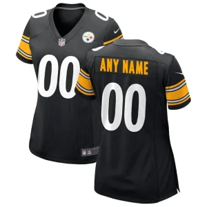 Pittsburgh steelers nike womens custom game jersey Black