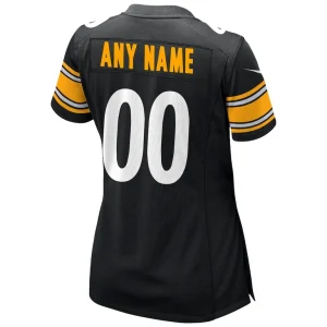 Pittsburgh steelers nike womens custom game jersey Black L