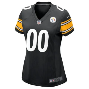 Pittsburgh steelers nike womens custom game jersey Black M