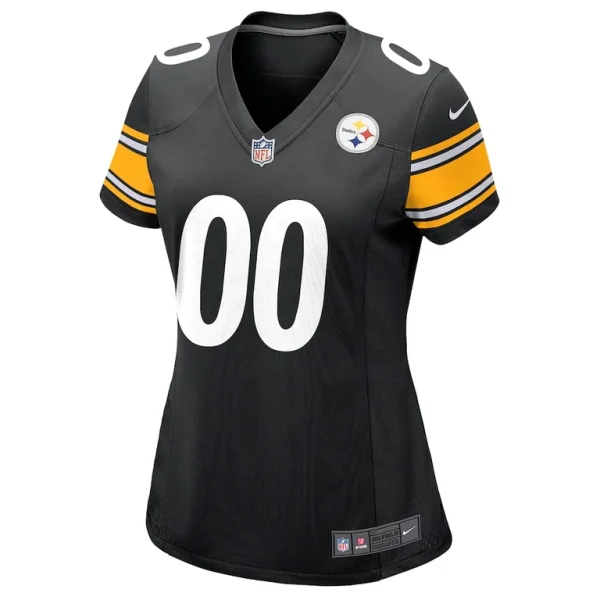 Pittsburgh steelers nike womens custom game jersey Black M