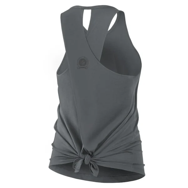 Pittsburgh steelers nike womens established date crisscross performance tank top Gray L