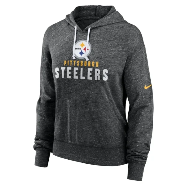 Pittsburgh steelers nike womens gym vintage lightweight pullover hoodie Black S