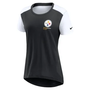 Pittsburgh steelers nike womens performance fashion t shirt Black S