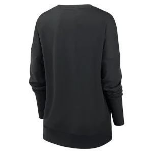 Pittsburgh steelers nike womens rewind playback icon performance pullover sweatshirt Black M