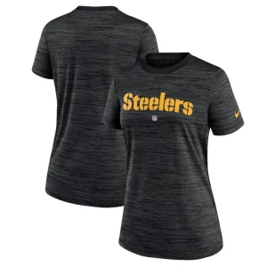 Pittsburgh steelers nike womens sideline velocity performance t shirt Black
