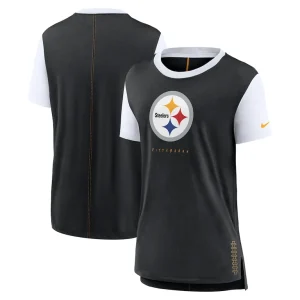 Pittsburgh steelers nike womens team t shirt Black