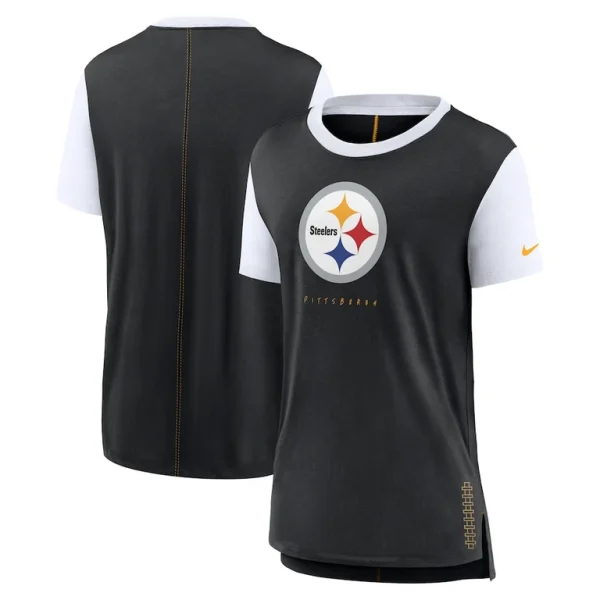 Pittsburgh steelers nike womens team t shirt Black