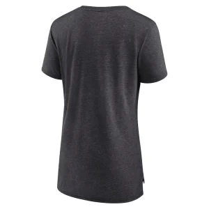 Pittsburgh steelers nike womens vintage graphic tri blend scoop neck t shirt Charcoal L