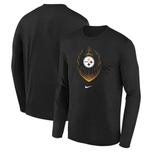 Pittsburgh steelers nike youth legend icon long sleeve t shirt Black