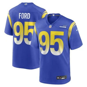 Poona ford los angeles rams nike team game jersey Royal