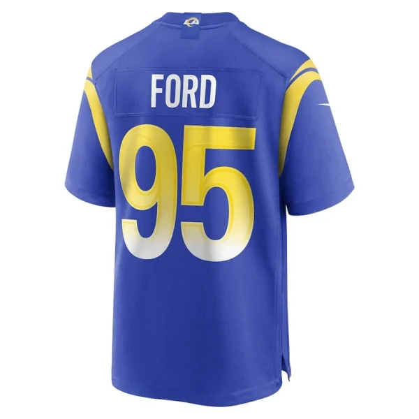 Poona ford los angeles rams nike team game jersey Royal L