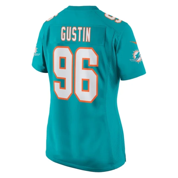 Porter gustin miami dolphins nike womens game player jersey Aqua L