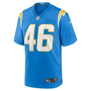 Praise olatoke los angeles chargers nike team game jersey Powder blue M