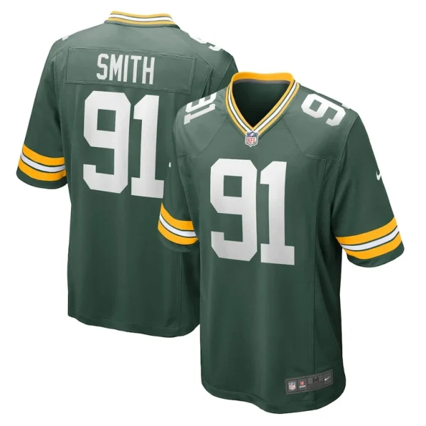 Preston smith green bay packers nike game team jersey Green