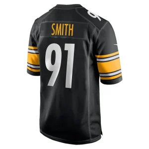 Preston smith pittsburgh steelers nike game jersey Black L