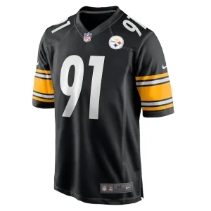 Preston smith pittsburgh steelers nike game jersey Black M