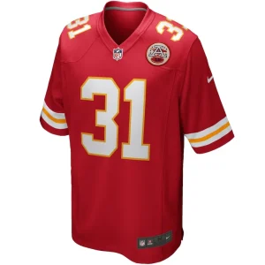 Priest holmes kansas city chiefs nike game retired player jersey Red M