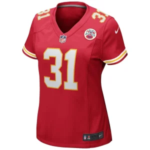 Priest holmes kansas city chiefs nike womens game retired player jersey Red M