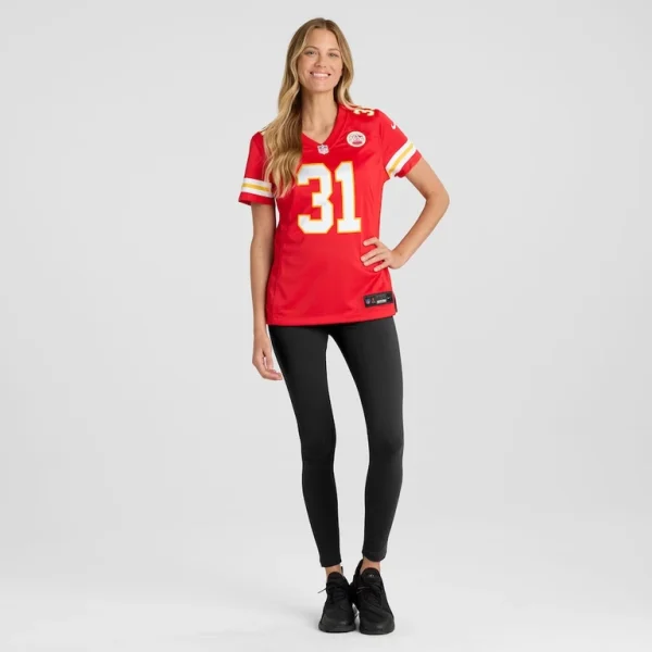 Priest holmes kansas city chiefs nike womens game retired player jersey Red XL