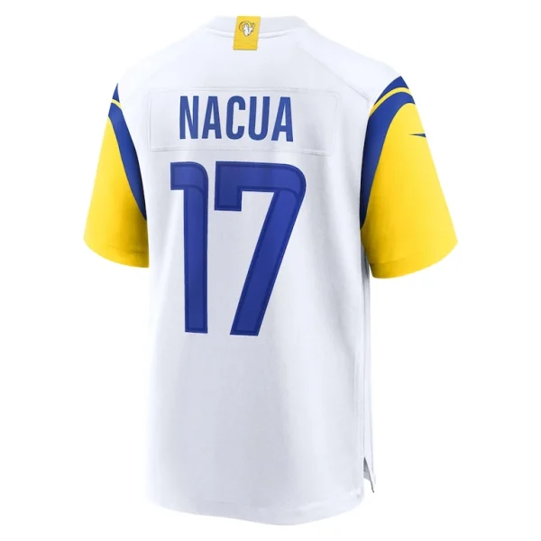 Puka nacua los angeles rams nike game jersey White L