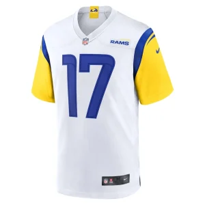 Puka nacua los angeles rams nike game jersey White M