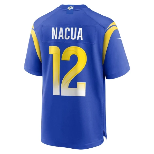 Puka nacua los angeles rams nike game player jersey Royal L