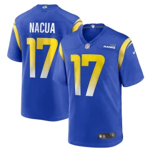 Puka nacua los angeles rams nike home game jersey Royal