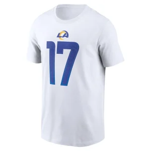 Puka nacua los angeles rams nike player name number t shirt White M