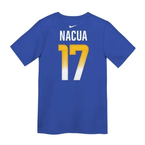 Puka nacua los angeles rams nike preschool player name number t shirt Royal 7