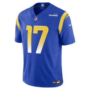 Puka nacua los angeles rams nike vapor f.u.s.e. limited jersey Royal M