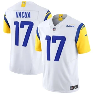 Puka nacua los angeles rams nike vapor f.u.s.e. limited jersey White