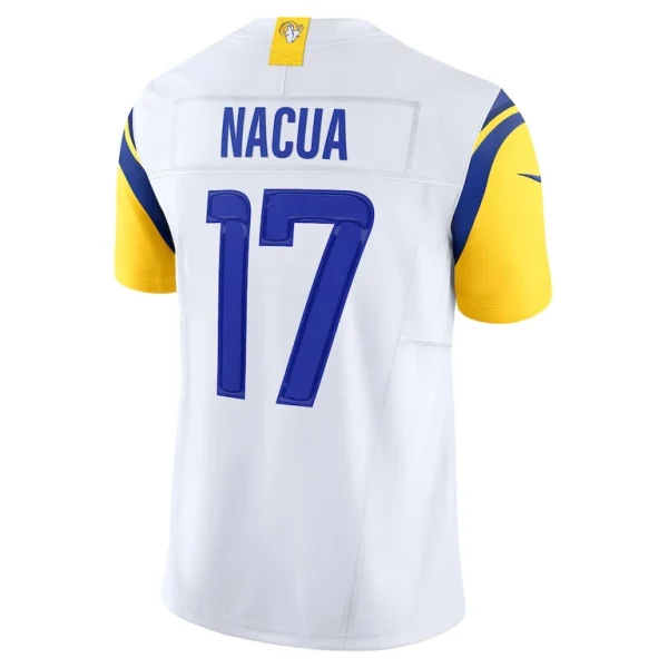 Puka nacua los angeles rams nike vapor f.u.s.e. limited jersey White L