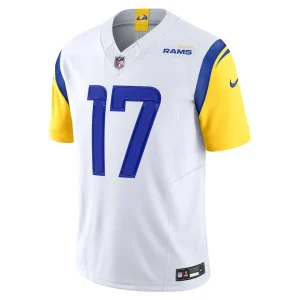 Puka nacua los angeles rams nike vapor f.u.s.e. limited jersey White M