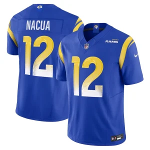 Puka nacua los angeles rams nike vapor f.u.s.e. limited player jersey Royal