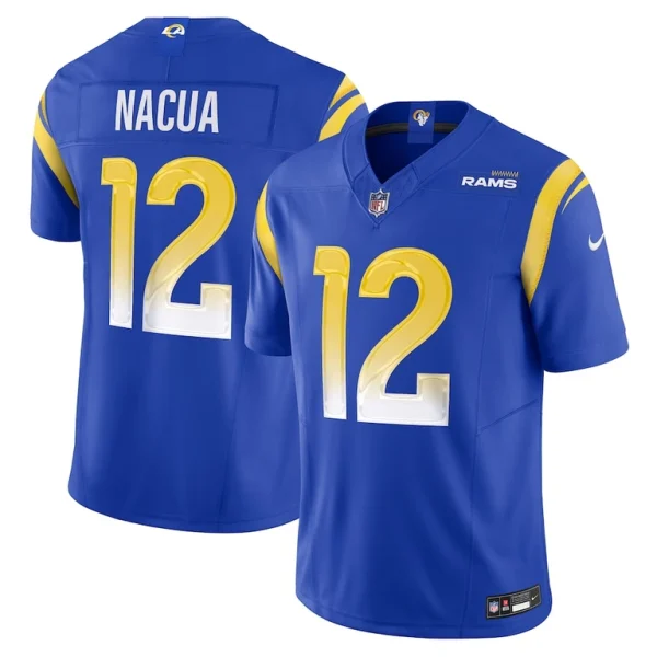 Puka nacua los angeles rams nike vapor f.u.s.e. limited player jersey Royal