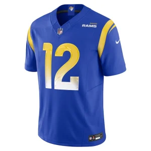 Puka nacua los angeles rams nike vapor f.u.s.e. limited player jersey Royal M