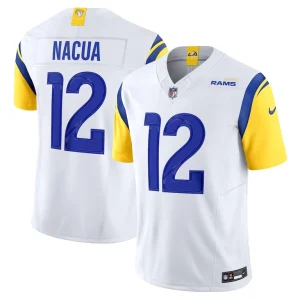 Puka nacua los angeles rams nike vapor f.u.s.e. limited player jersey White