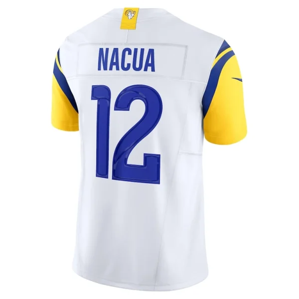 Puka nacua los angeles rams nike vapor f.u.s.e. limited player jersey White L
