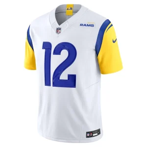 Puka nacua los angeles rams nike vapor f.u.s.e. limited player jersey White M