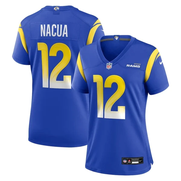 Puka nacua los angeles rams nike womens game player jersey Royal