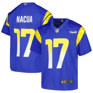 Puka nacua los angeles rams nike youth game jersey Royal