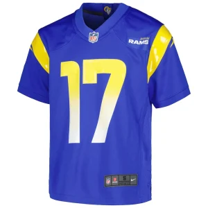 Puka nacua los angeles rams nike youth game jersey Royal Yth M