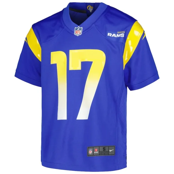 Puka nacua los angeles rams nike youth game jersey Royal Yth M