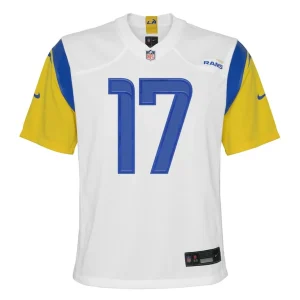 Puka nacua los angeles rams nike youth game jersey White Yth M