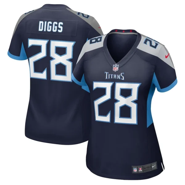 Quandre diggs tennessee titans nike womens game jersey Navy