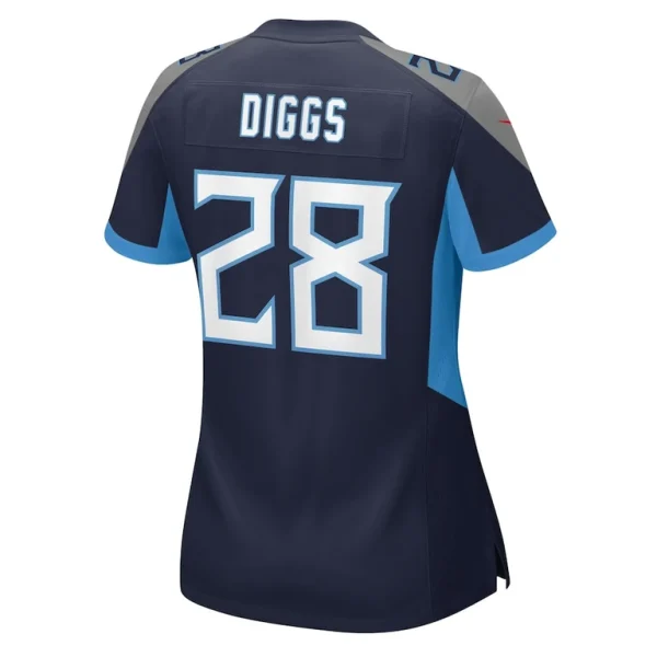 Quandre diggs tennessee titans nike womens game jersey Navy L