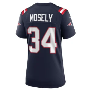 Quandre mosely new england patriots nike womens home game player jersey Navy L